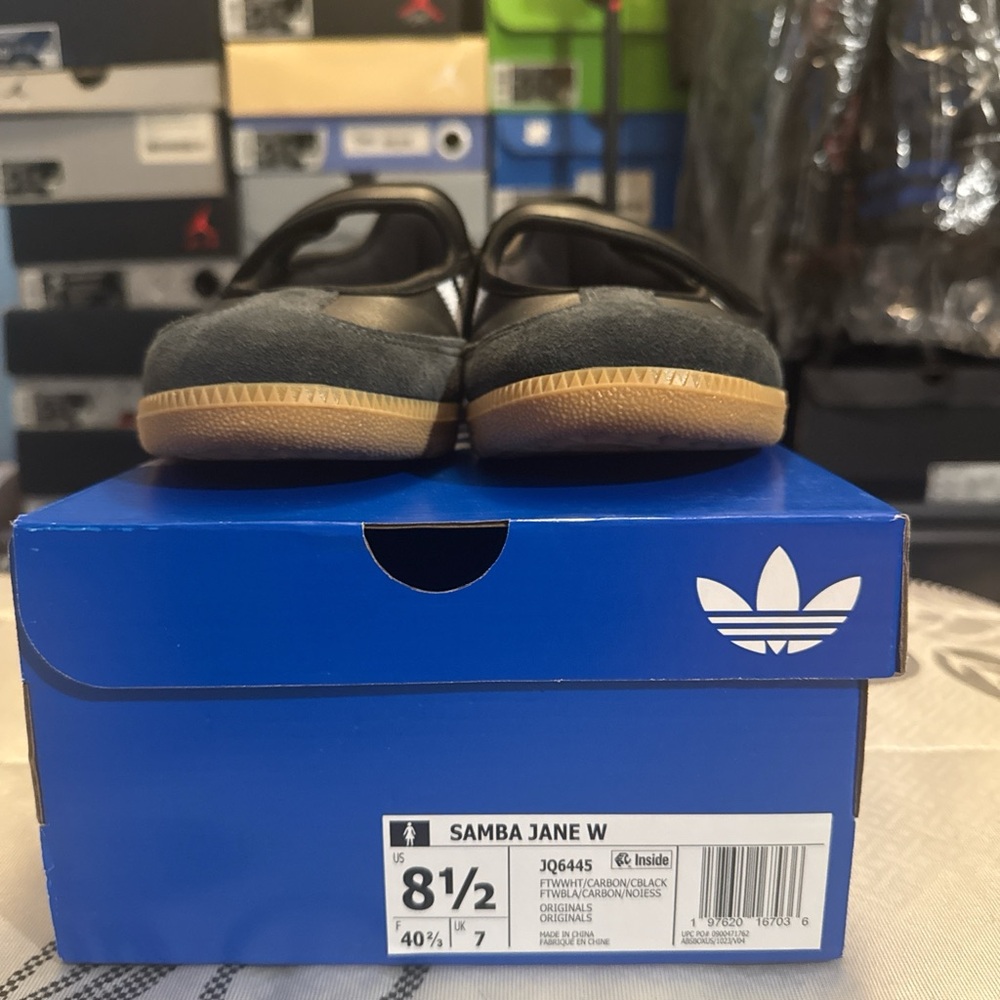 Adidas Samba Black Leather Sneakers - Picture 4 of 8